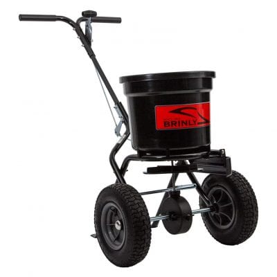 Brinly Push Spreader with Side Deflector 50lbs