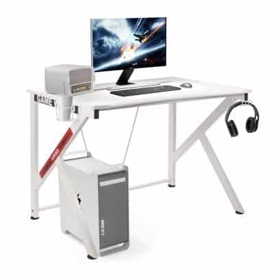 COZUHAUSE K-Shaped Computer 42 Inches Gaming Desk