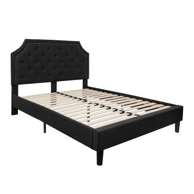 Flash Furniture Brighton Tufted Upholstered Queen Size Platform Bed