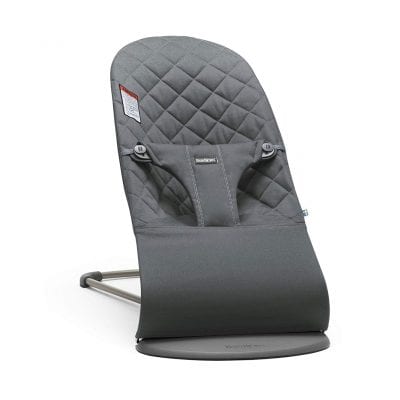 BABYBJÖRN Bouncer Bliss, Quilted Cotton, Anthracite
