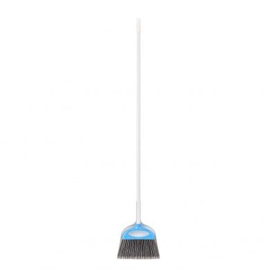 AmazonBasics Dustpan Blue and White Broom Set