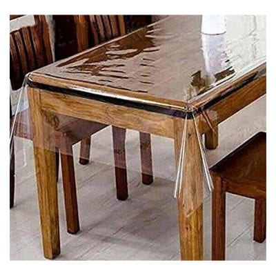 DiamondHome Clear Transparent Table Cloth 60 X 90 Inches