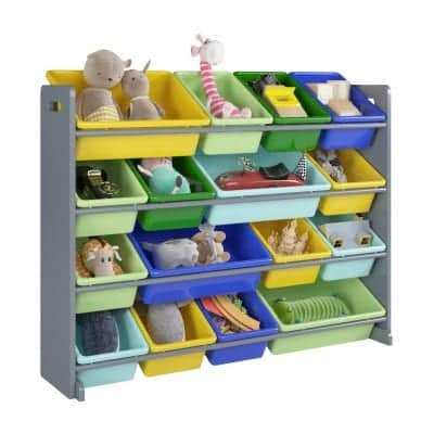 HOMFA Toddler’s Toy Storage Organizer 16 Colors