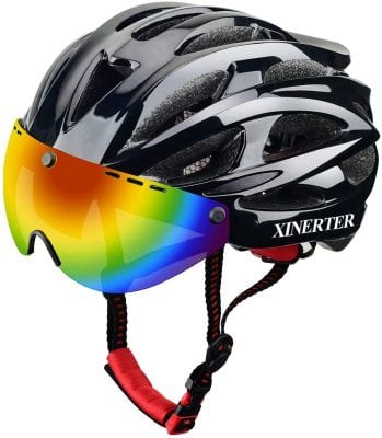 XINERTER Adult Bike Helmet and Cycling mask