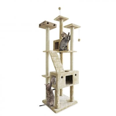 Furhaven Pet Cat Tree for Cats and Kittens