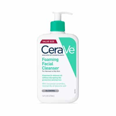 CeraVe No Fragrance Facial Cleanser for Oily Skin