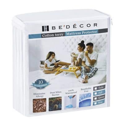 Bedecor Waterproof Mattress Protector