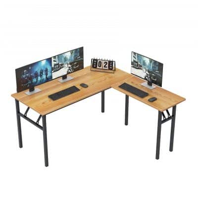 Need L-Shaped Computer Desk, Teak AC11BB