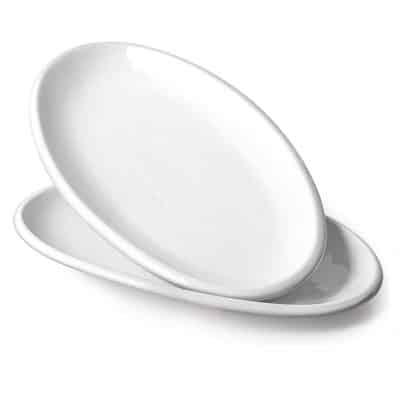 DOWAN 14 Inches Porcelain Oval Serving Platters