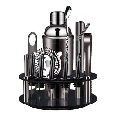 X-Cosrack Bar Set 18 Pieces Rose Gold Stainless Steel