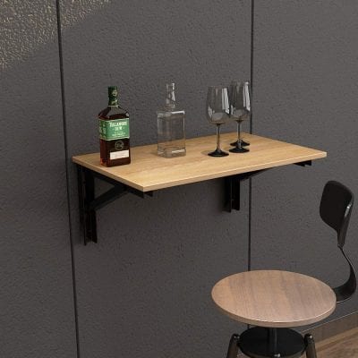 DlandHome 30 Inches Wall Mounted Folding Table