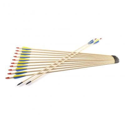 Hamimelon 28 Inches Archery Hunting Wooden Arrows