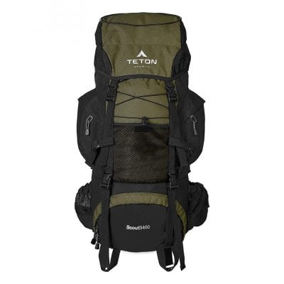 TETON Sports High-Performance Scout Internal Camping Backpack 3400