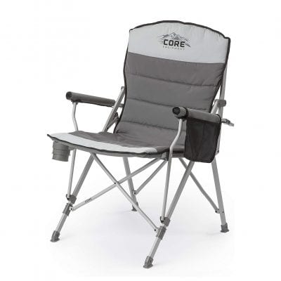 CORE Equipment Folding Padded Arm Tailgating Chair