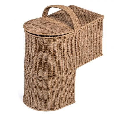 Trademark Innovations Elegant Stair Basket; One Thick Handle