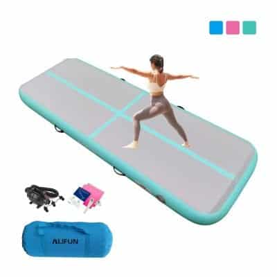 ALIFUN Air Inflatable Gymnastics Tumble Track Mat