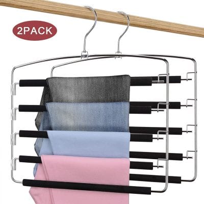 Red Photon 2 Pack Pants Hanger 5 Layers
