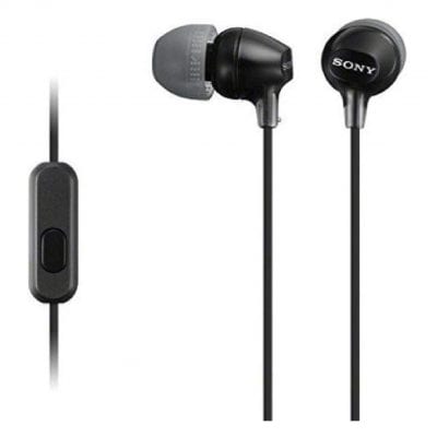 Sony Store MDREX15AP Black In-Ear Earbud with Mic