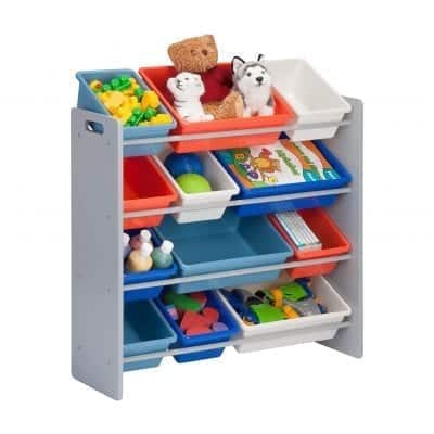 Honey-Can-Do SRT-06475 Kids Toy Organizer Box
