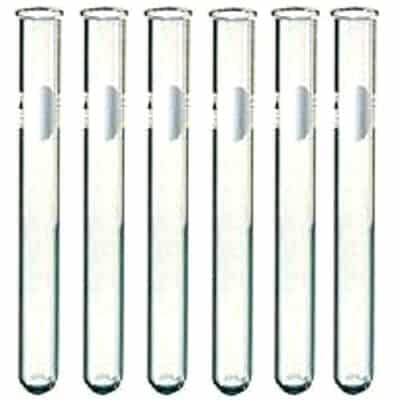 Karter Scientific Glass Test Tubes - 6 pack
