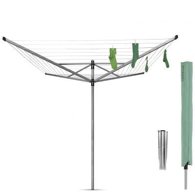 Brabantia 311048 Lift-O-Matic 196 feet Rotary Dryer Clothes Line