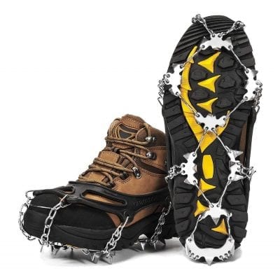 Wirezoll Crampons Stainless Steel Ice Traction Cleats