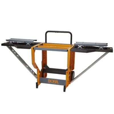 Bora Portamate Miter Saw Stand Rolling Table Top Workbench