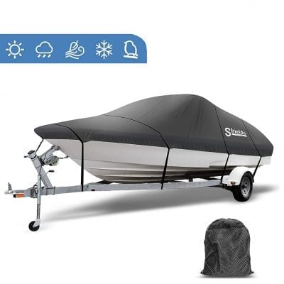 Shieldo Waterproof Trailerable Boat Cover