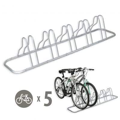 Simple Houseware 5 Bike Bicycle Floor Parking Stand