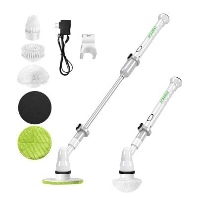 ACRIMAX Electric Spin Scrubber with 5 Replaceable Cleaning Brush Heads