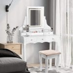 Vanity Set with Lighted Mirror
